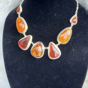 Faux‎ Amber Necklace
